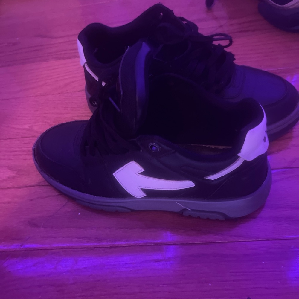 Off-White Black And White Ooo Low-Tops